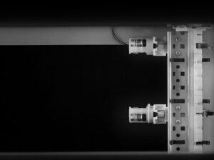 With 2 motors, you can create two distinct access groups for the drawers.
