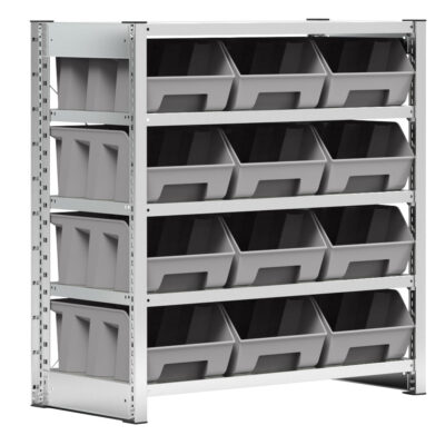 System ST racks for bins with slides
