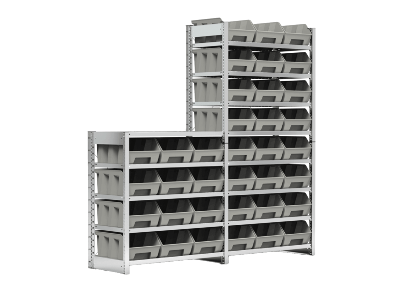 Behälterregale mit Böden System ST Behälterregale mit Böden System ST