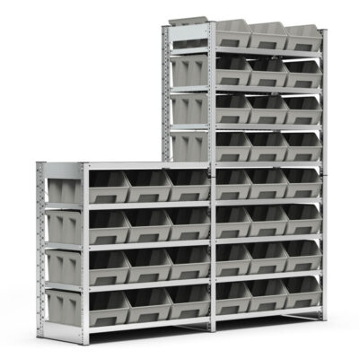 Behälterregale mit Böden System ST