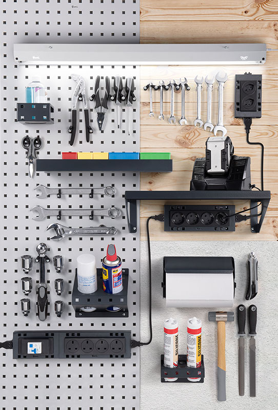 Tool organizer and universal accessories