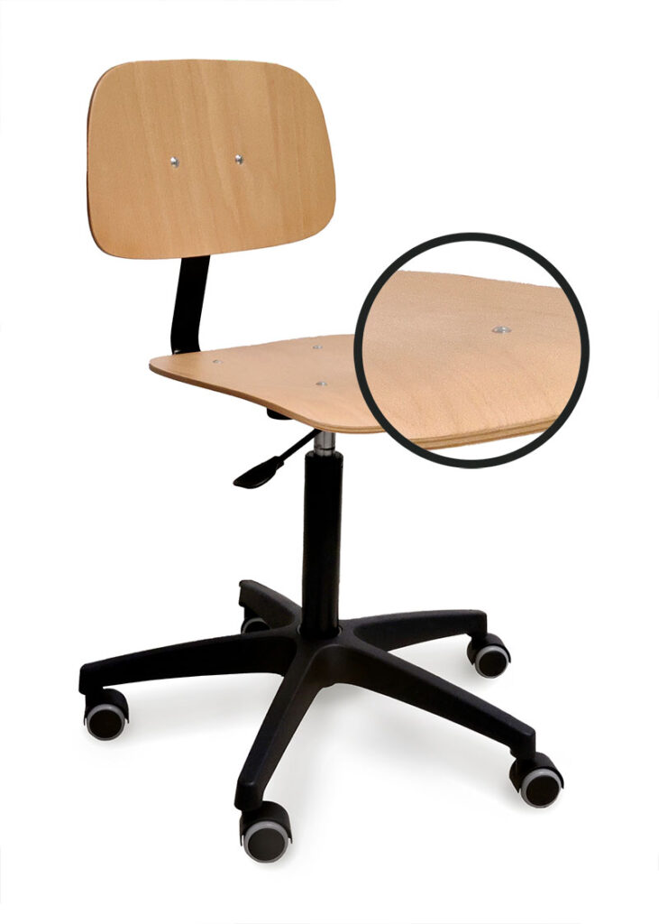 Drehstühle aus Holz